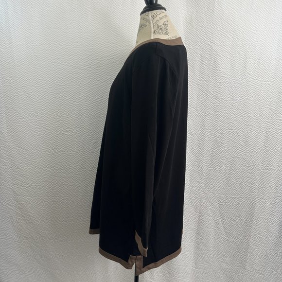 cj banks tan & black tunic heavy weight winter attire - Picture 4 of 8